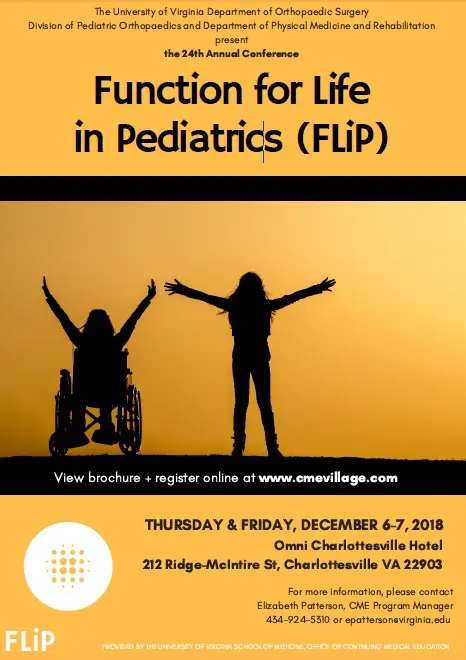 Join UVA Specialists for the Function for Life In Pediatrics Conference