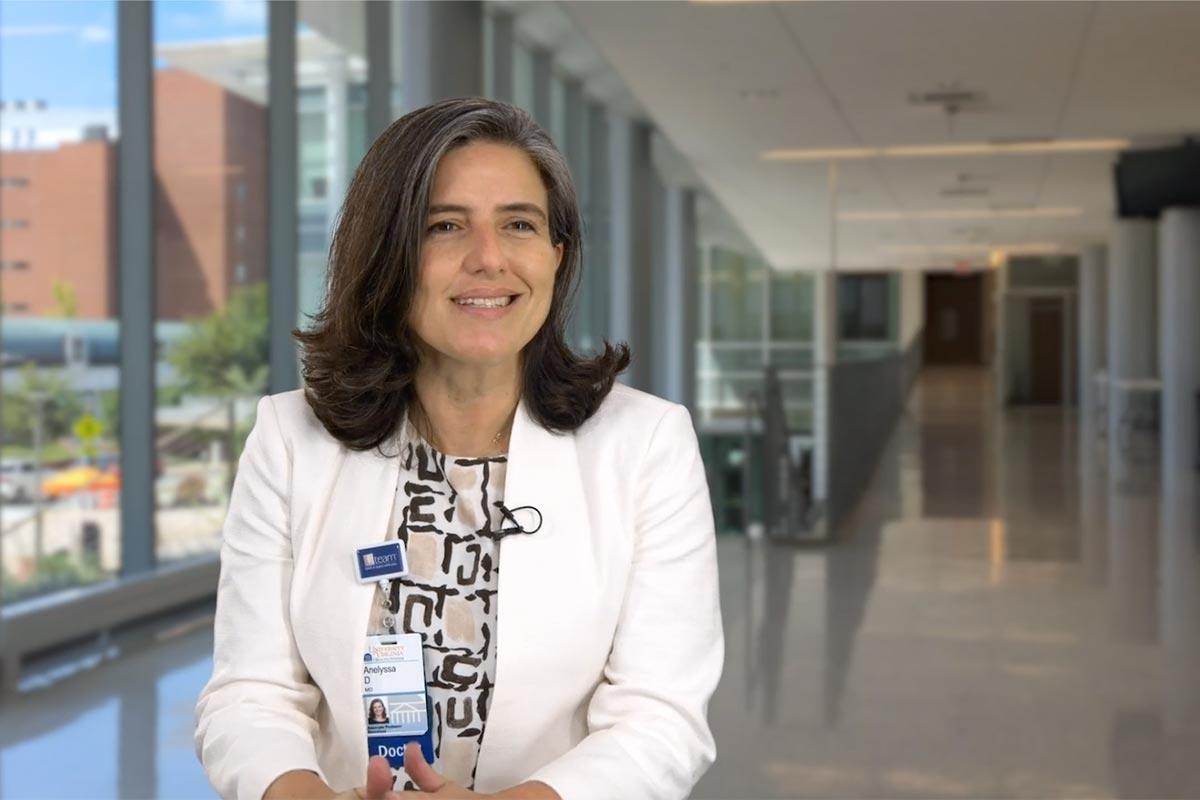 Anelyssa D'Abreu, a UVA geriatric neurologist