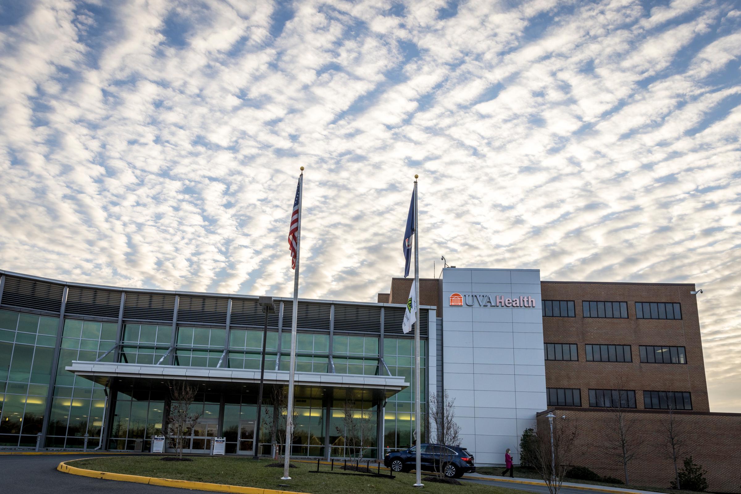 Building front of UVA Health Prince William hospital in Manassas