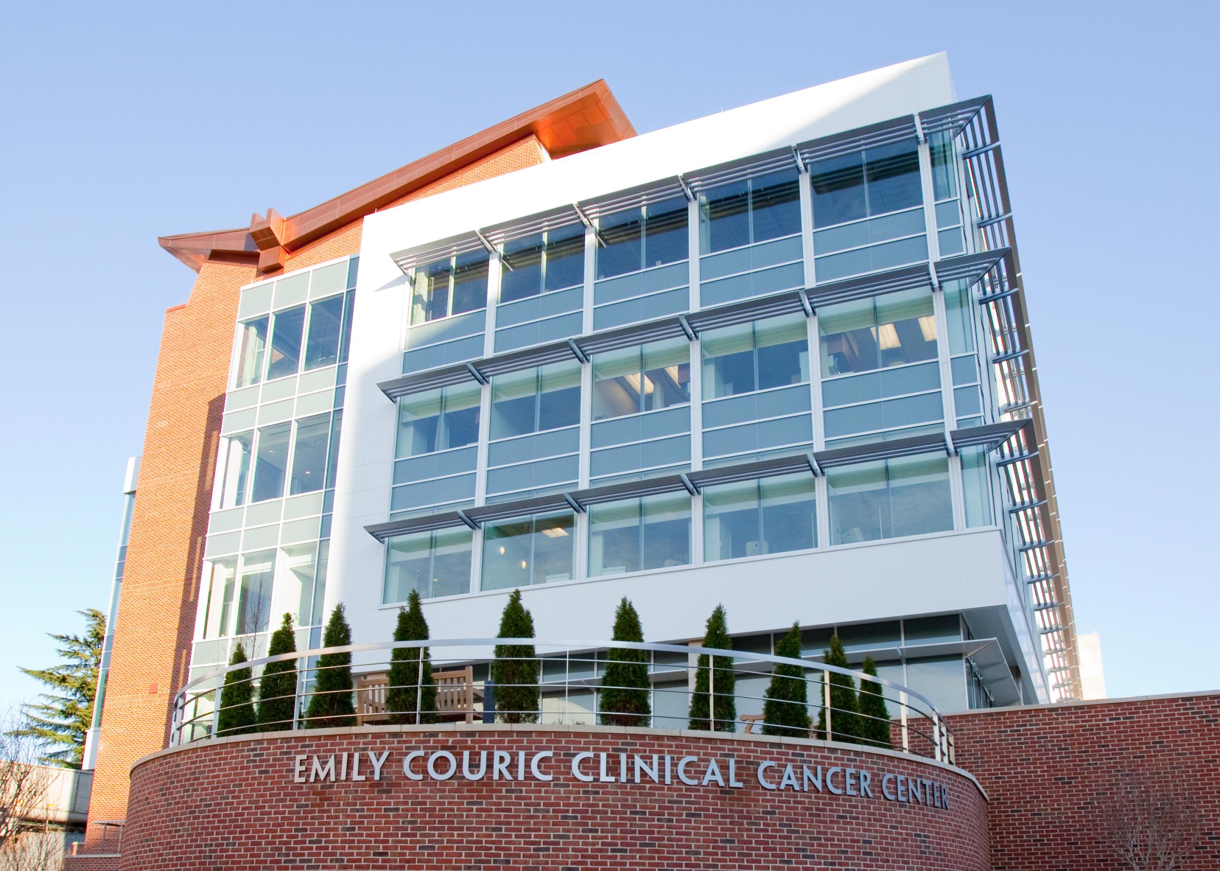 The Emily Couric Clinical Cancer Center is the nerve center for cancer treatment at UVA.