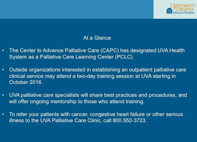 Learn How to Integrate Palliative Care Into the Outpatient Setting