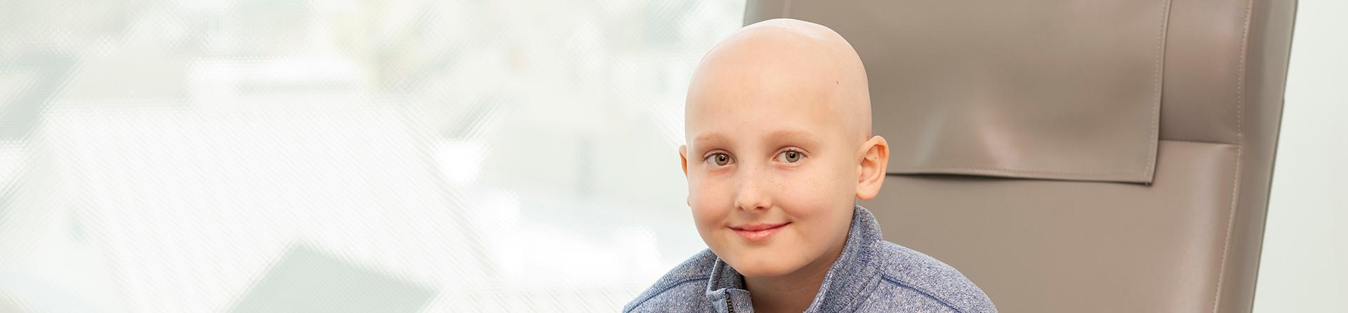 child with leukemia