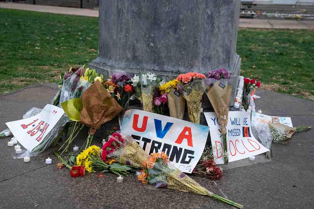 student memorials at UVA